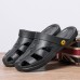 Men Close Toe Breathable PU Leather Fisherman Casual Sandals