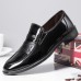 Men Non Slip Wear Resistant Casual Business Slip  On Dress Shoes