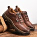 Men Brief Non Slip Soft Sole Lace Up Outdoor Casual Shoes