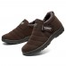 Men Warm Plush Thicken Lining Slip Resistant Soft Comfy Casual Shoes