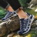 Men Breathable Outdoor Lace Up Casual Sport Walking Shoes